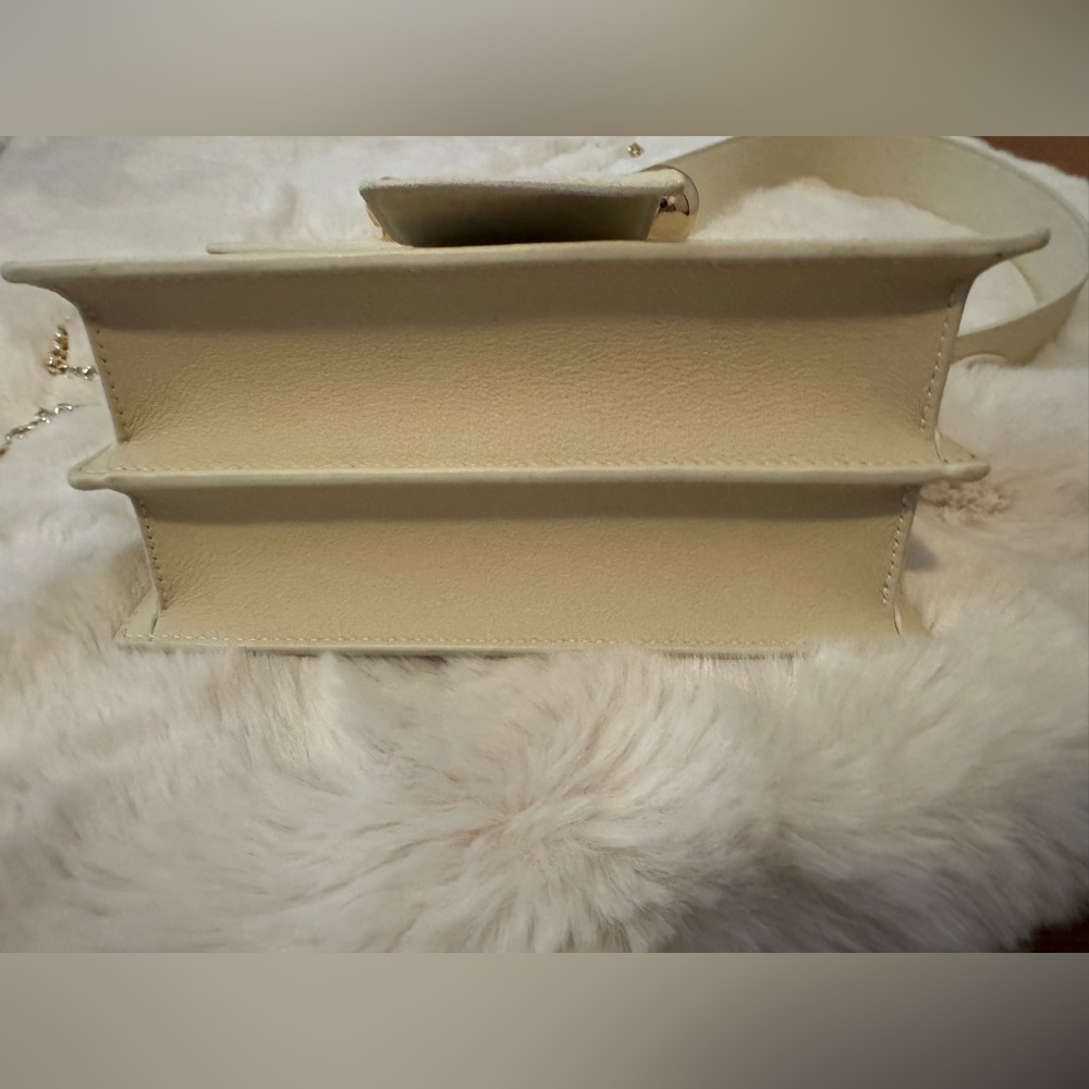 Strathberry Box Crescent Bag in Vanilla/white - Picture 7 of 7